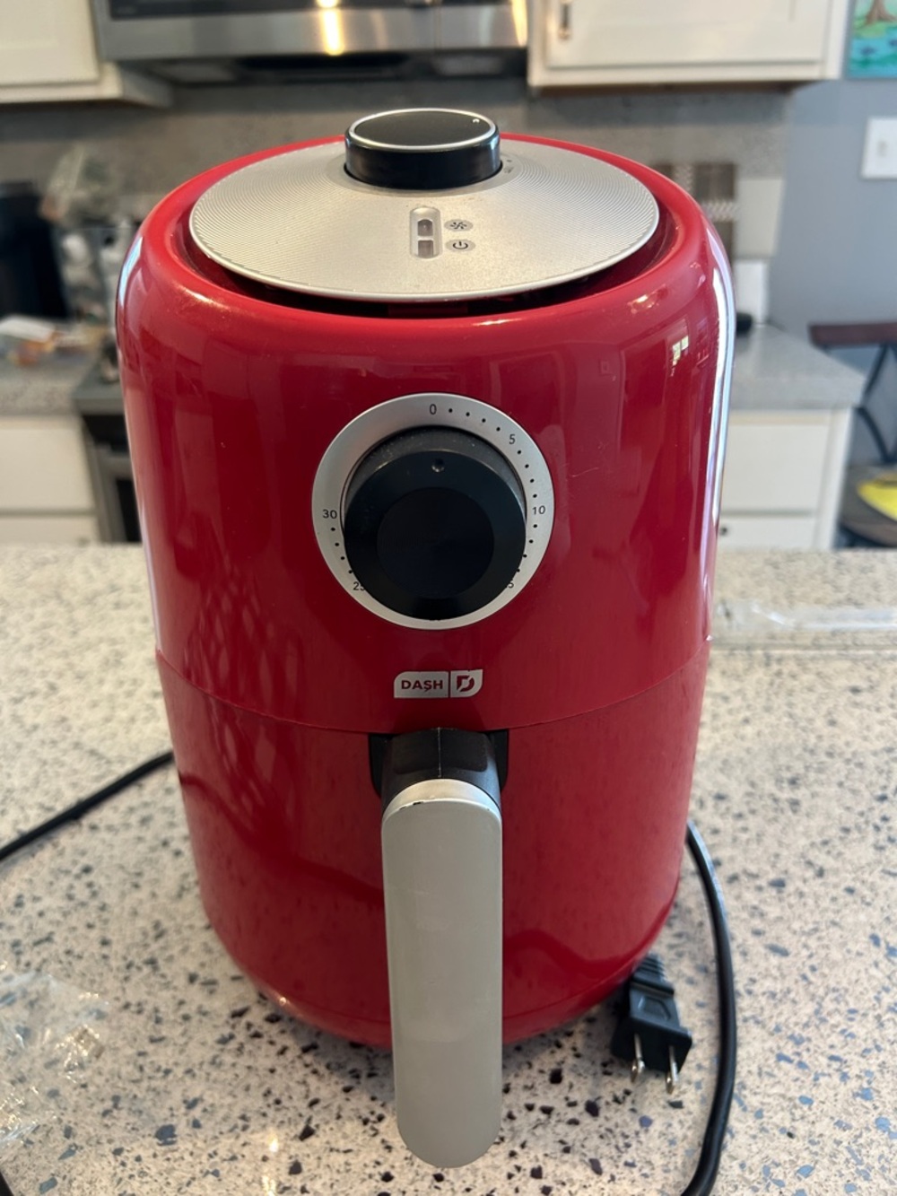 Ash Red Air Fryer - Compact Countertop Fryer